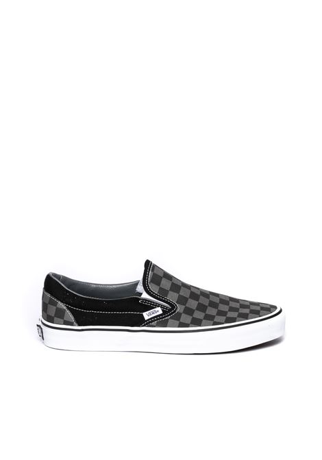 Black/pewter check slip on sneaker VANS | VN000EYEBPJ1SLIPONCHECK-BPJ1